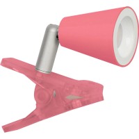 LED-svetilka s ščipalko rožnata by jedi