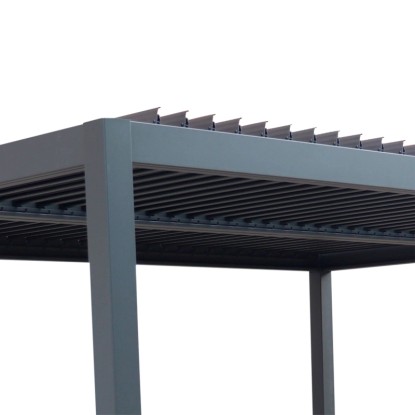 Hespéride Bioklimatska pergola Evonis 3 x 3 m Gris grafit