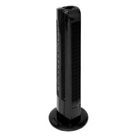 Stolpni ventilator 45 W črn
