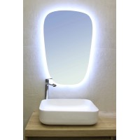 Aquaart LED Ogledalo Shine 80 cm x 50 cm ovalno