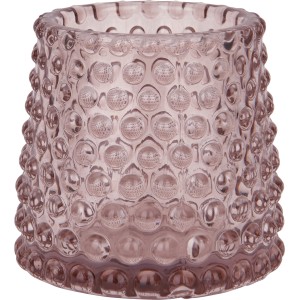 Stojalo za čajne svečke Midnight Mystery Roza steklo 7 cm x Ø 7 cm