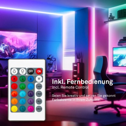 Briloner Pimp your Stripe Začetni komplet LED traka RGB/W 2 m IP44
