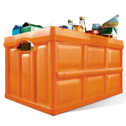 OBI Zložljiva škatla Oranžna 46 l
