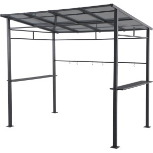 Paviljon Bramston aluminij antracit 227 cm x 261 cm x 183 cm