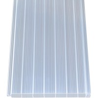 PVC Plošče z votlimi komorami 1,6 cm prozorne 200 cm x 20 cm