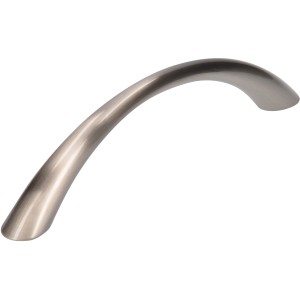 Siro Ročaj za pohištva kovinski barva nerjavečega jekla sijajna razmik 96 mm