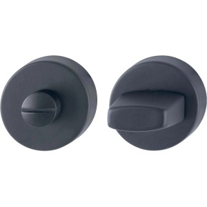 AnsaPro Rozeta za ključavnico za notranja vrata Hudson WC jeklo Mat črno