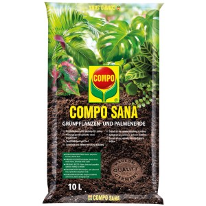 Compo Sana Substrat za zelene rastline in palme 10 l