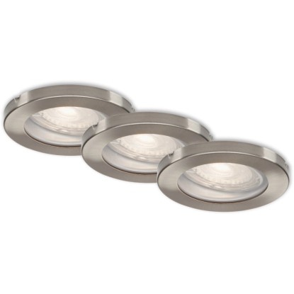 Briloner LED vgradna svetilka mat nikelj