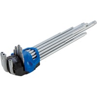LUX-TOOLS Komplet ključev Torx dolgi 9-delni