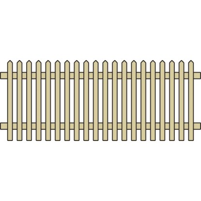 Navpična ograja 250 cm x 100 cm