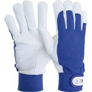 LUX-TOOLS Delovne rokavice delno usnjene vel. 8