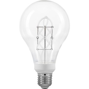 Dekorativna LED-sijalka oblike žarnice E27/2,2 W Rdeča