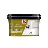 V33 Barva za talne ploščice, parkete in laminate temni grafit 2 l