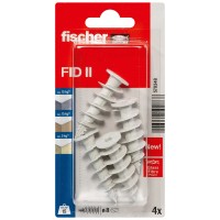 fischer zidni vložek za izolacijski material FID II Ø 8 mm x 35 mm 4 kosi