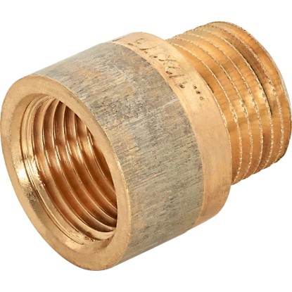 Podaljšek pipe 18,6 mm (Rp 1/2) x 21 mm (R 1/2) Bakrova zlitina 17,5 mm