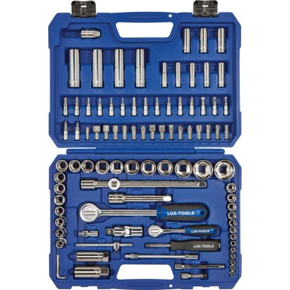 LUX-TOOLS Komplet nasadnih ključev Classic 6,3 mm (1/4) in 12,7 mm (1/2) 94-deln
