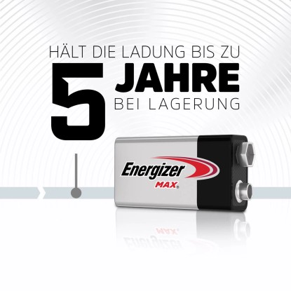 Energizer Max Alkalna baterija E-Block 9 V Pakiranje po 1 kos