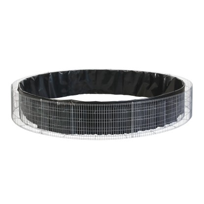 Bellissa Gabione visoka greda Okrogla Ø 240 cm/Ø 220 cm x 40 cm