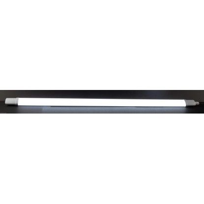 REV LED stropna svetilka za vlažne prostore Super Slim 120 cm bela