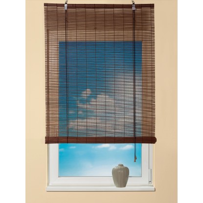 OBI Rolo zavesa iz bambusa 140 cm x 160 cm tik
