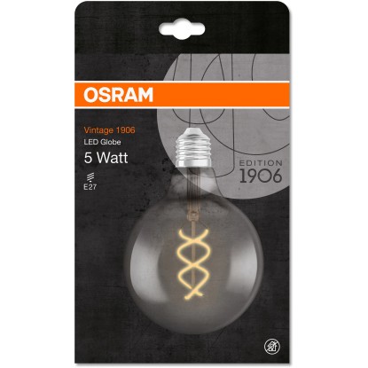 Osram LED žarnica 1906 Globeform E27/5 W 140 lm topla bela