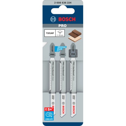 Bosch List za vbodno žago T 101 AIF 3 kosi