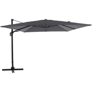 Viseči senčnik Bonbeach Ø 299 cm antracit z ročico