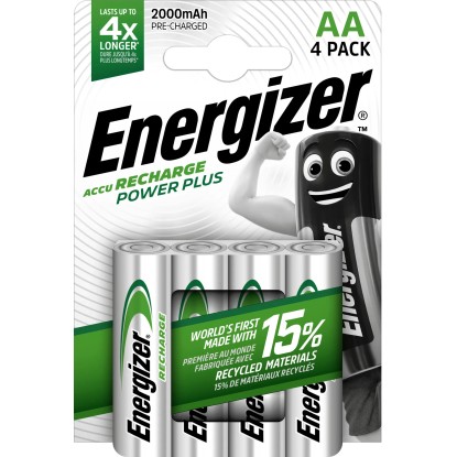 Energizer Baterija Power Plus AA Mignon 2000 mAh 4 kosi
