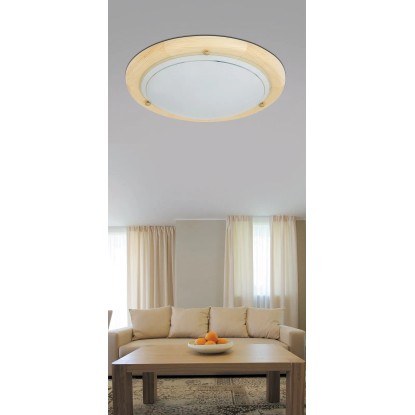 Rabalux Stropna svetilka Ufo natur 2x E27/60 W/230 V