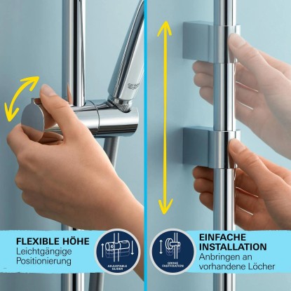 Grohe Komplet za prho 60 cm z ročno prho Vitalio Start 110 krom