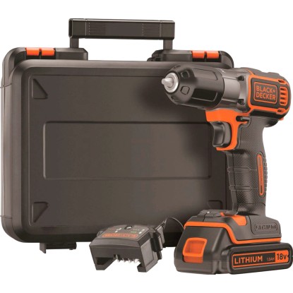 Black+Decker Akumulatorski vrtalni vijačnik 18 V ASD18K z 1,5 Ah akumulatorjem