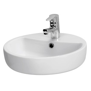 Cersanit Nasadni umivalnik Caspia 44 cm x 14,5 cm