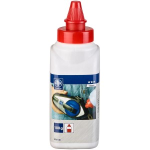 LUX-TOOLS Kreda v prahu Rdeča 100 g Classic