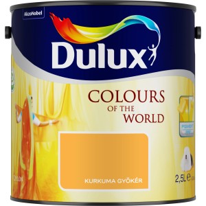 Dulux Pralna zidna barva Colours of the World Tumeric Root 2,5 l