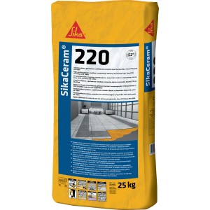 Sika Lepilo za ploščice SikaCeram-220 siva 25 kg