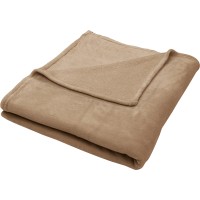 Odeja iz mikrovlaken 130 cm x 160 cm Bež