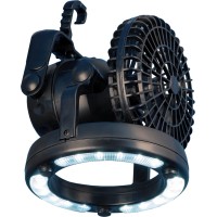 Happy People Svetilka za kampiranje 18 LED diod z ventilatorjem