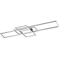Trio Stropna LED-svetilka Circle 60 W nikelj mat