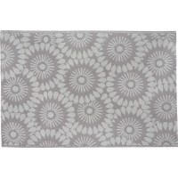 Zunanja preproga iz polipropilena 180 x 120 cm taupe-bež cvetlična