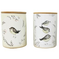 Boltze Posoda za shranjevanje Knuffi velika 2 vrsti sortirana Ø 12 cm x 16 cm