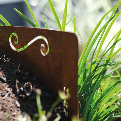 Bellissa Zeliščna spirala Corten 80 cm × 140 cm × 130 cm