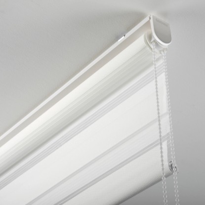 Gardinia Easyfix Dvojna roleta z montažno tirnico 75 cm x 150 cm črna