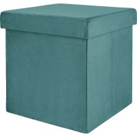 Zložljivi tabure 38 cm x 38 cm x 38 cm Turkizne barve