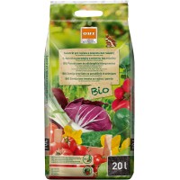 OBI Living Garden BIO Zemlja brez šote za paradižnik in zelenjavo 20 l