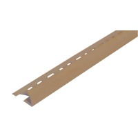 Arcansas Četrtina kroga PVC Bež 0,6 x 2,1 x 250 cm