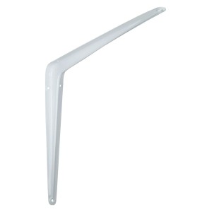 OBI Konzola iz jeklene pločevine Eris Bela 300 mm x 350 mm