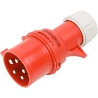 CEE Fazni pretvornik 5-polni IP44 32 A Rdeča