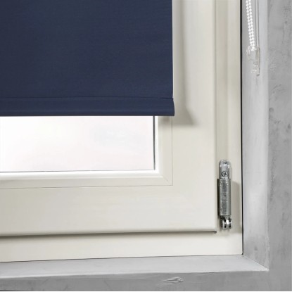 Cocoon Easy Fix Zatemnilna rolo zavesa temno modra 60 cm x 150 cm
