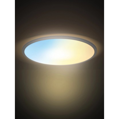 Stropna LED-svetilka Trino Bela
